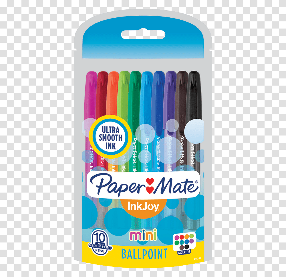 Paper Mate Inkjoy Mini Retractable Ballpoint Pens, Apparel Transparent Png