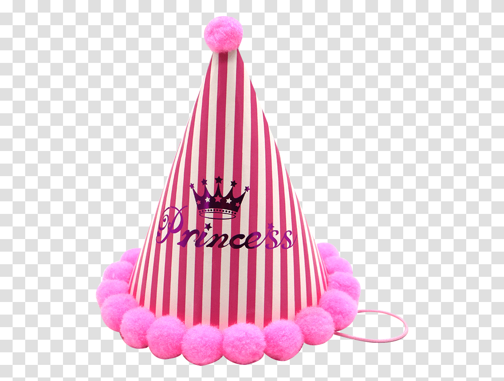 Paper Material Printing Party Hat Cap For Kids Birthday Cake, Apparel, Cone Transparent Png