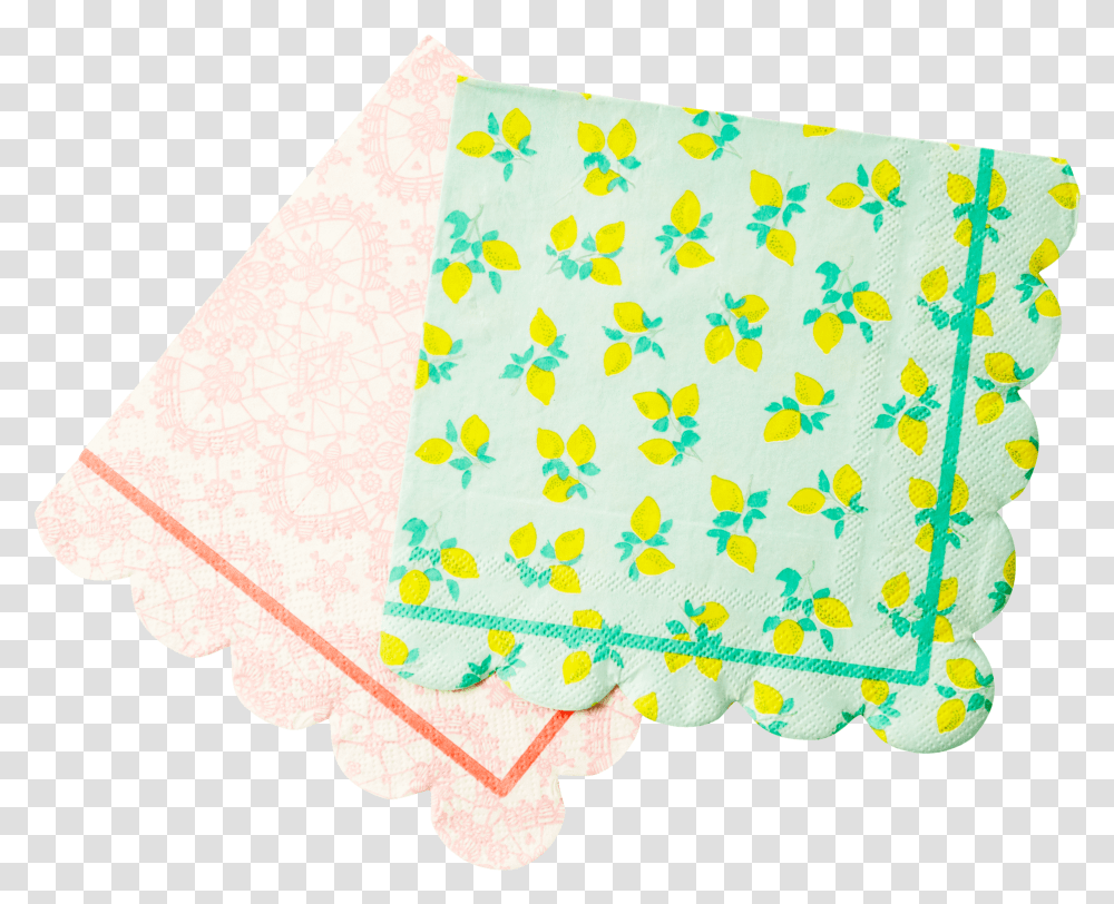 Paper Napkins With Scallop Edge Motif, Rug, Towel, Tablecloth, Paper Towel Transparent Png