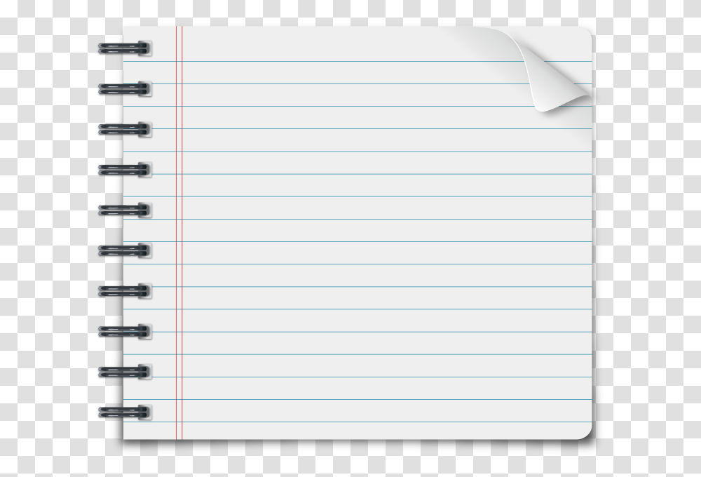 Paper Notebook Horizontal, Page, Text, Diary Transparent Png