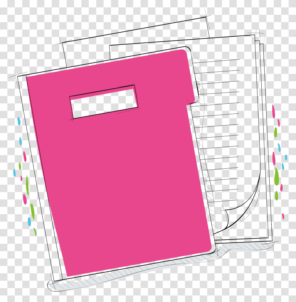 Paper Notepad Notebook Pink Notebook Cartoon, Mailbox, Letterbox, Postbox, Public Mailbox Transparent Png