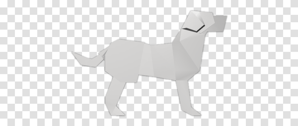 Paper Origami Dog Origami, Animal, Mammal Transparent Png