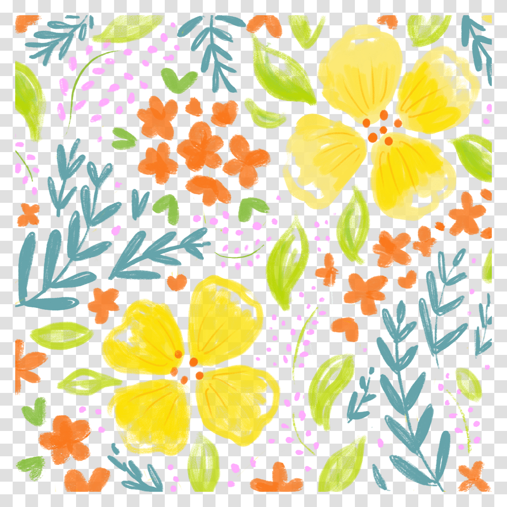 Paper Pattern Design Floral, Floral Design Transparent Png