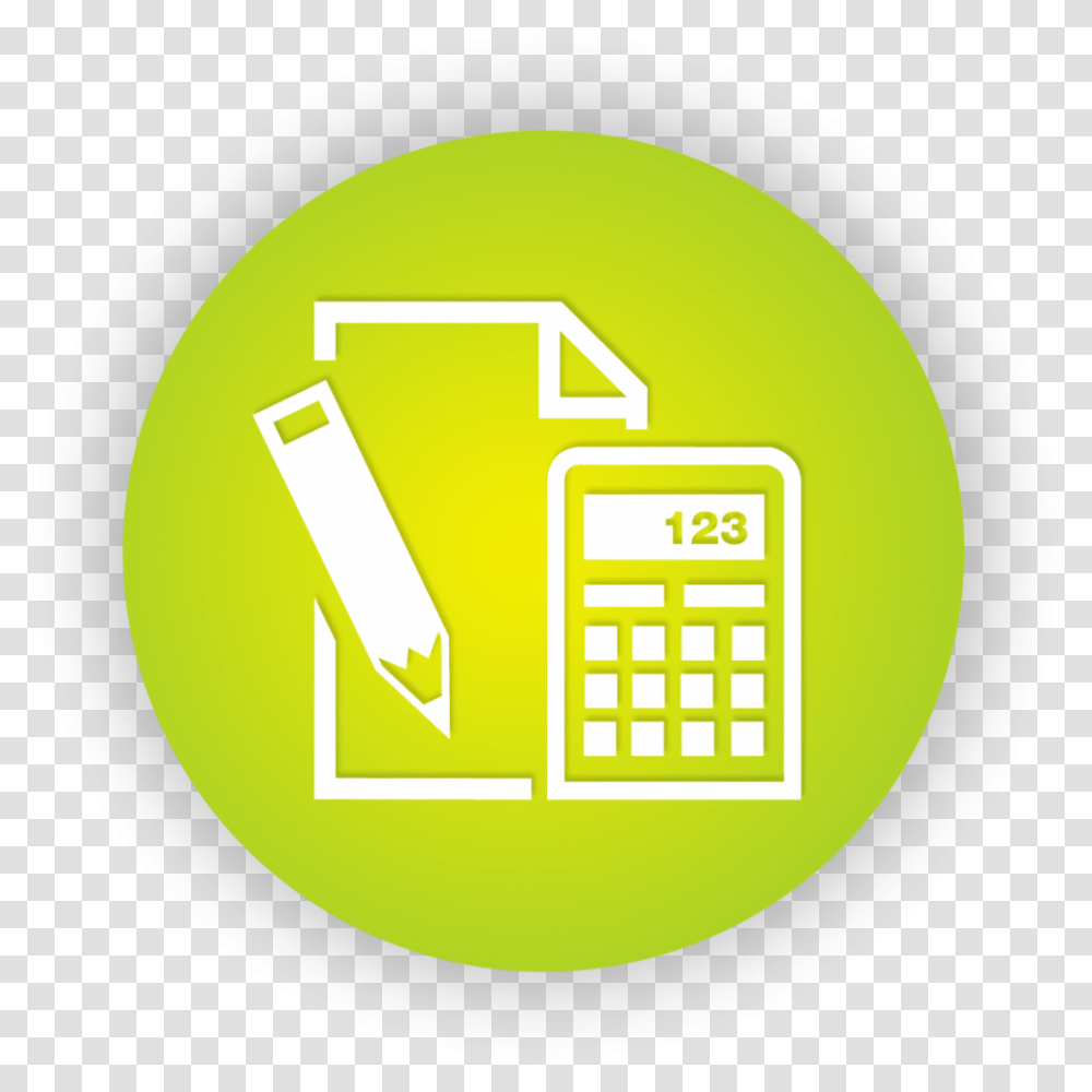 Paper Pencil And Calculator Icon Castel Del Monte, Security, Electronics, Word Transparent Png