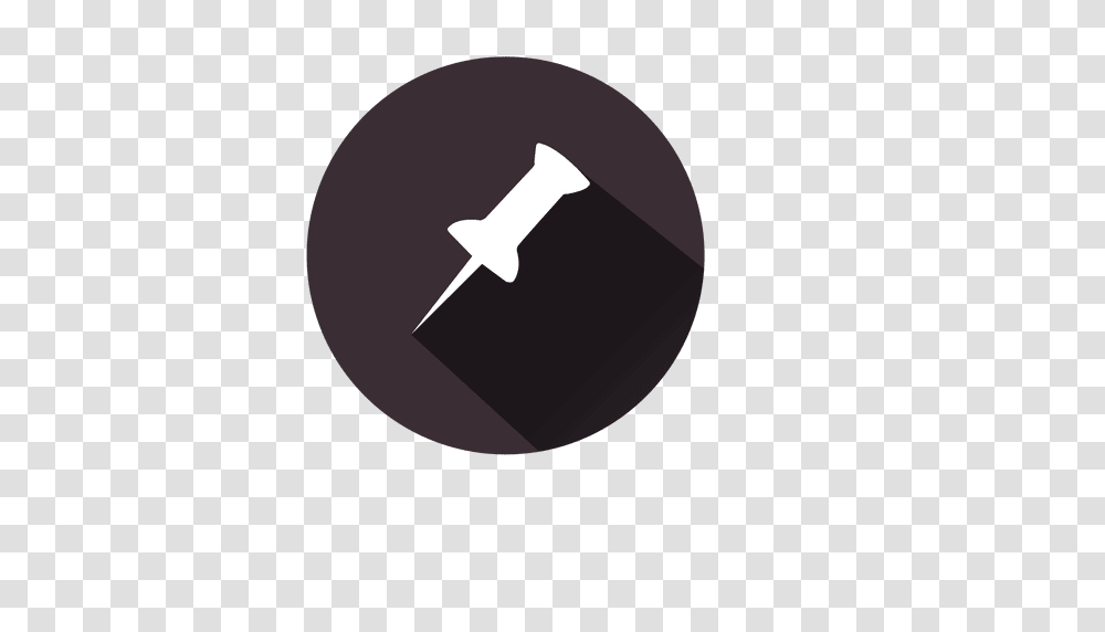 Paper Pin Circle Icon Transparent Png