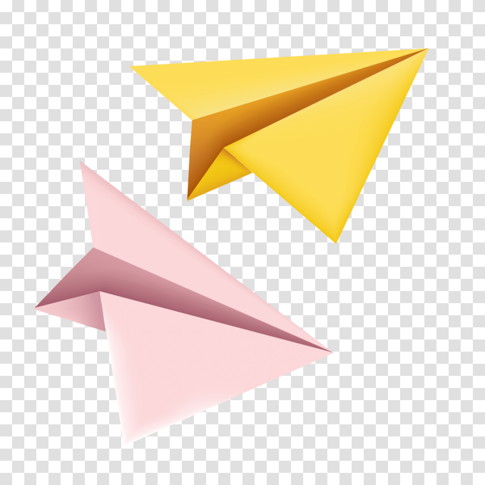 Paper Plane, Origami, Lighting Transparent Png