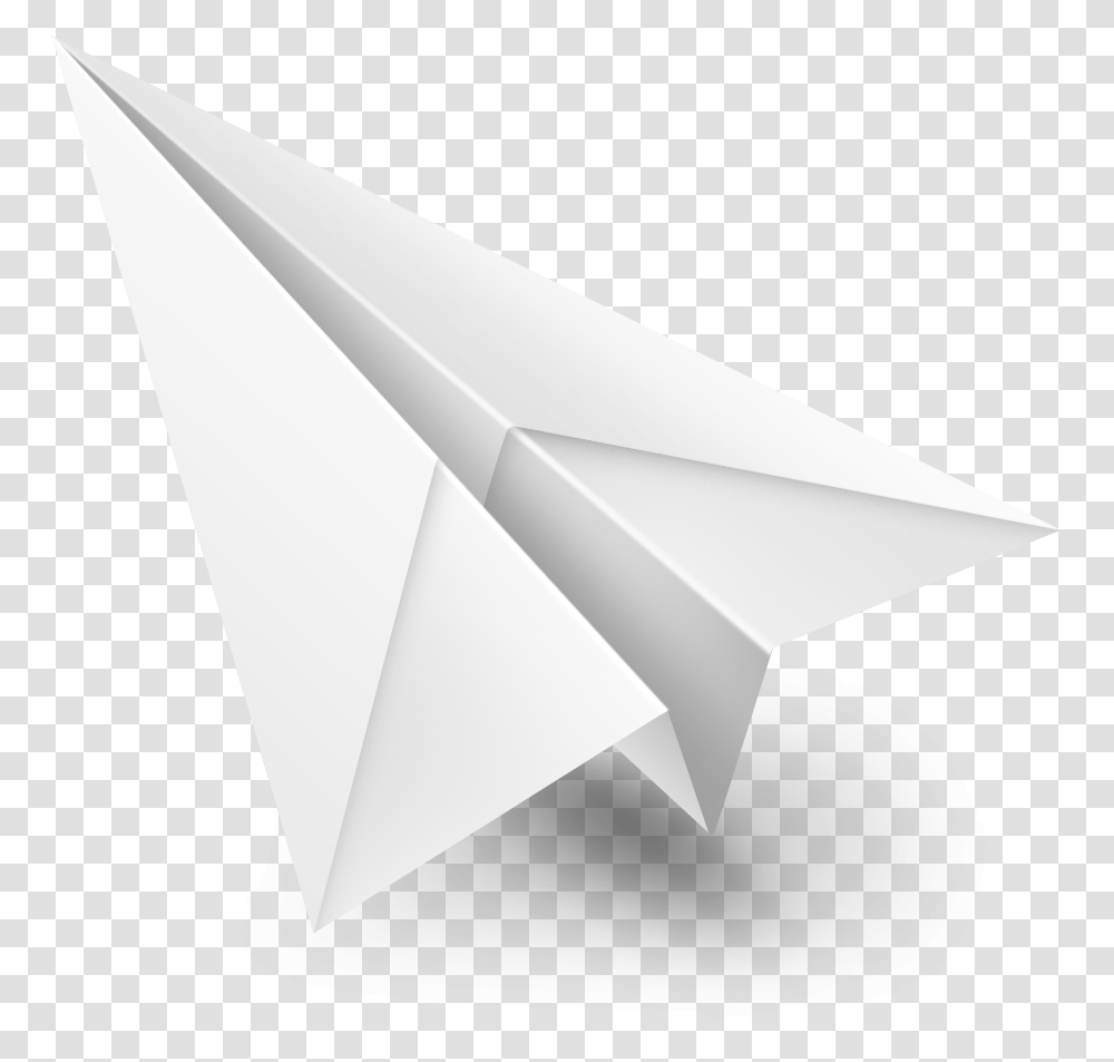 Paper Plane, Origami, Triangle Transparent Png