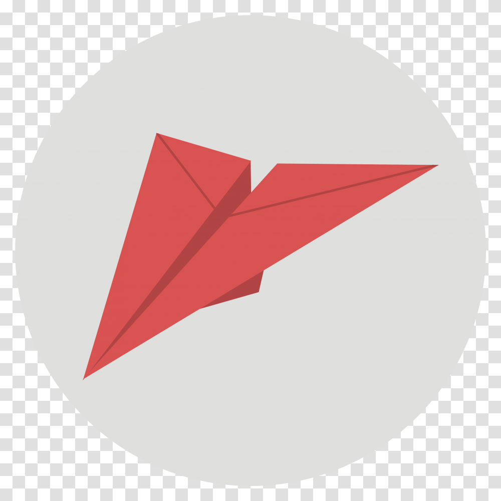 Paper Plane Icon Circle, Origami, Balloon, Lamp Transparent Png
