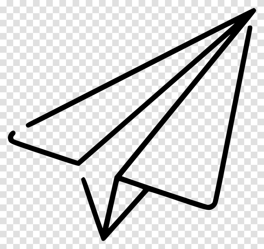 Paper Plane Icon Free Download, Bow, Triangle Transparent Png