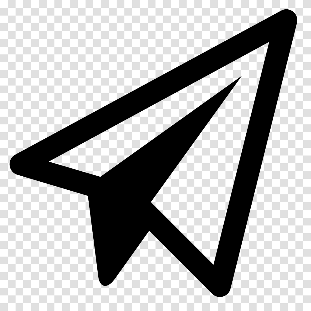 Paper Plane Icon, Gray, World Of Warcraft Transparent Png