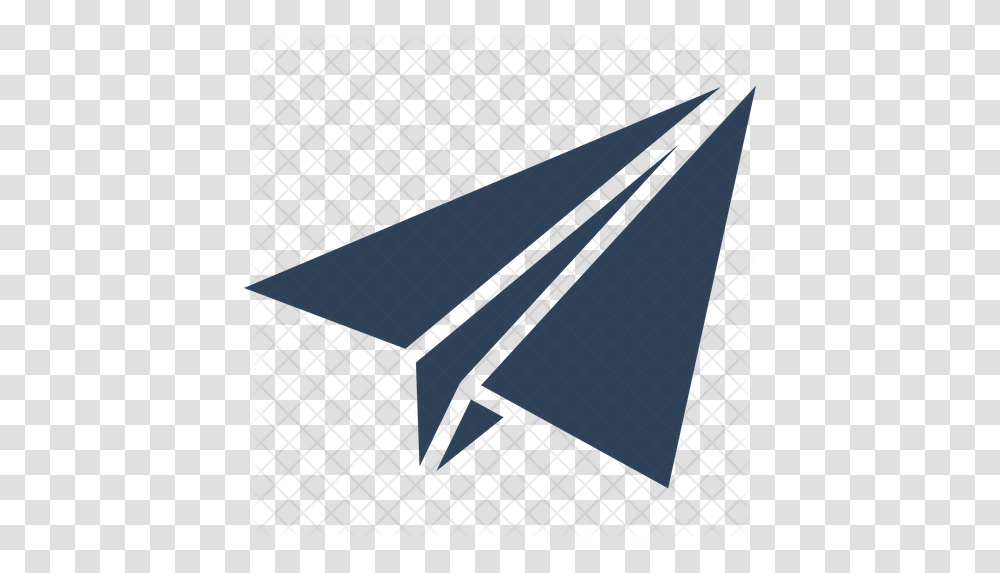 Paper Plane Icon Ponyo Malabar, Triangle, Solar Panels, Electrical Device, Label Transparent Png