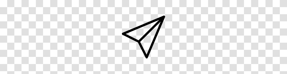 Paper Plane Icons Noun Project, Gray, World Of Warcraft Transparent Png