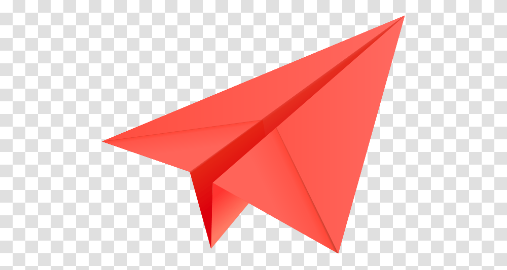 Paper Plane, Origami, Triangle Transparent Png