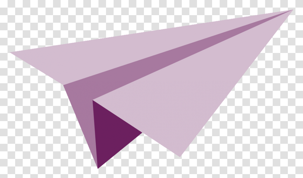 Paper Plane, Purple, Triangle Transparent Png