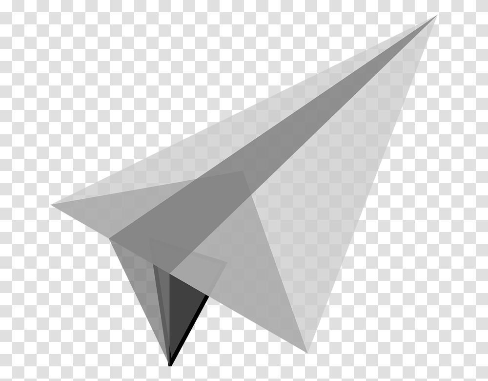 Paper Plane, Triangle Transparent Png