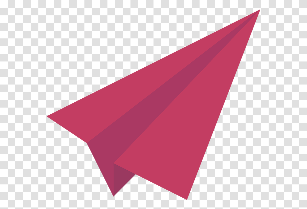 Paper Plane, Triangle, Purple Transparent Png