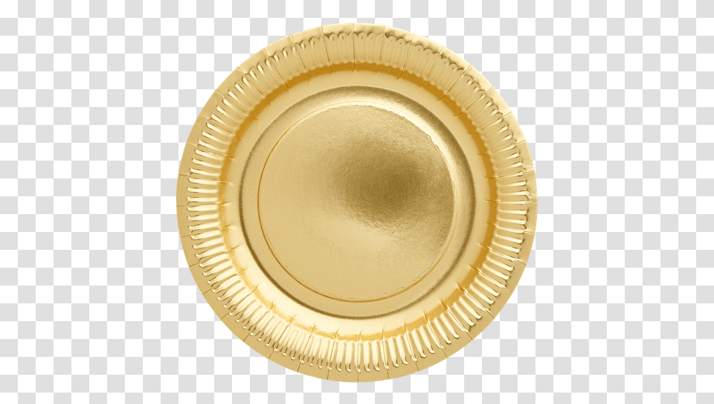 Paper Plate Clipart Gold Plate, Gong, Musical Instrument, Lamp Transparent Png
