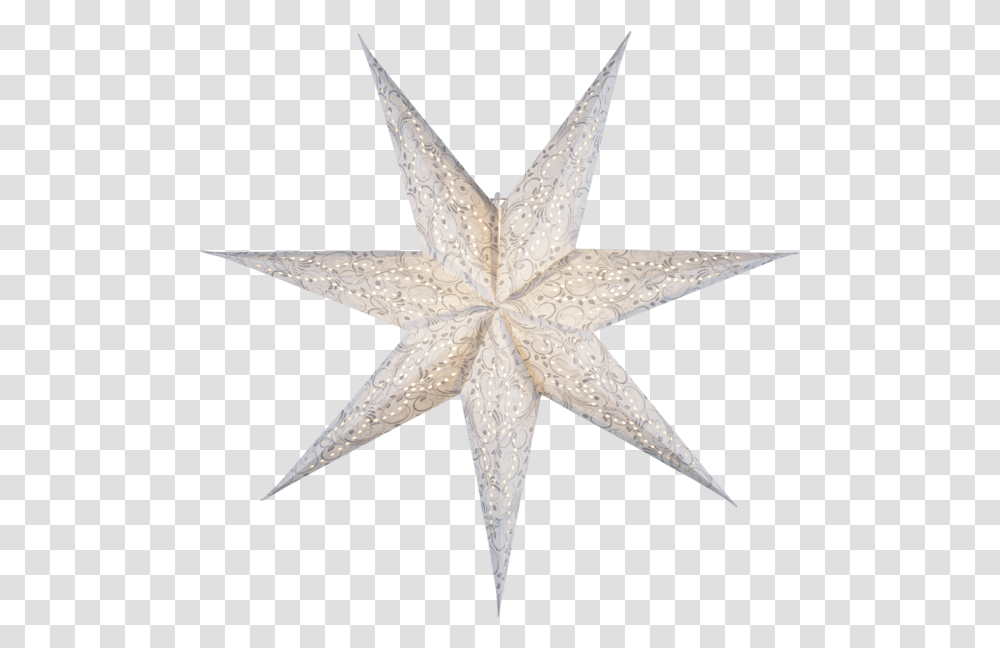 Paper Star Dazzling Star Trading Adventsstjrna Vit, Cross, Symbol, Star Symbol Transparent Png