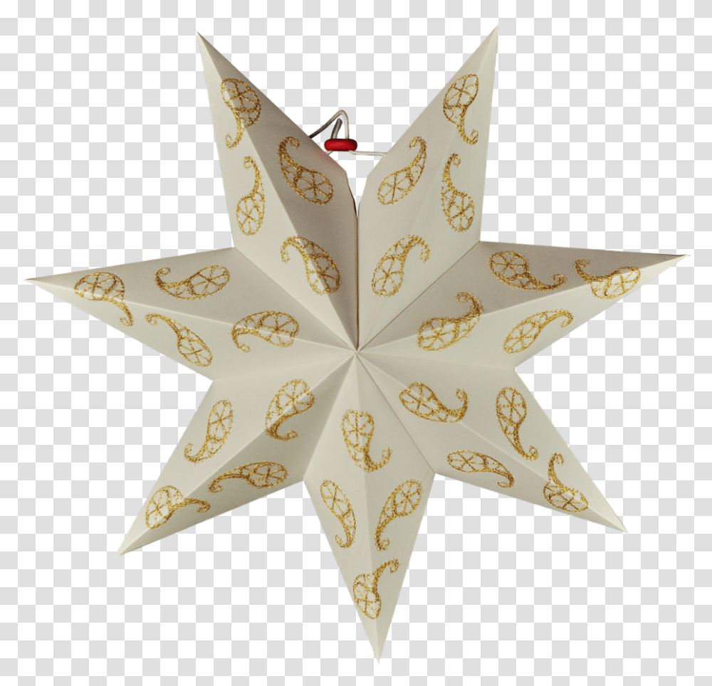 Paper Star Lamp Golden Star A4 Paper Lanterns For Christmas Vianon Vystrihovaky Na Okn, Star Symbol, Pattern Transparent Png