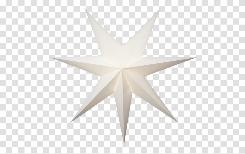 Paper Star Plain Papirstjerne, Star Symbol, Cross Transparent Png