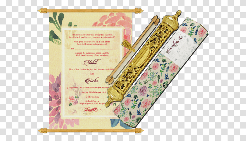 Paper, Scroll, Gold, Document Transparent Png