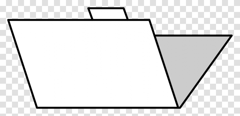 Paper Triangle Line Art, White Board Transparent Png