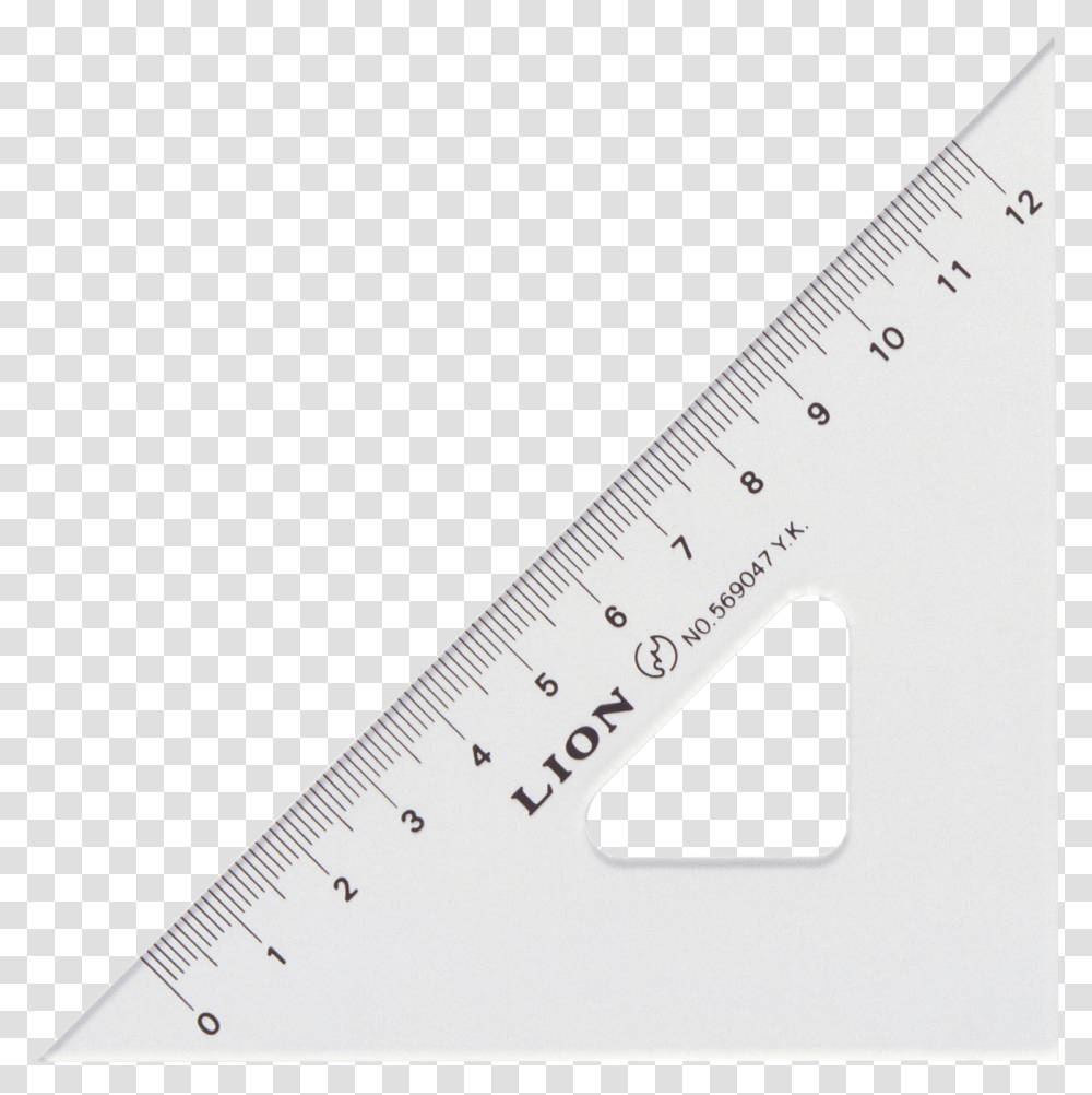 Paper White Triangle Area Marking Tools, Plot, Scale Transparent Png