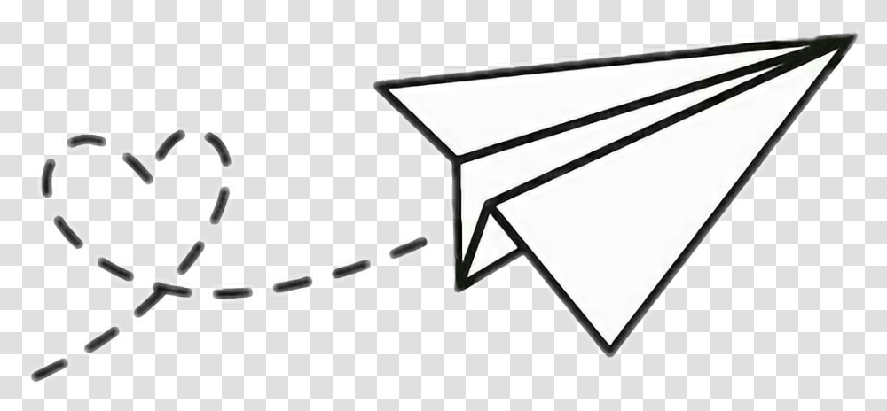 Paperaieplane Paper Airplane Aviao Papel Aviaozinhodepapel Paper Airplane Drawing, Triangle, Envelope, Label Transparent Png