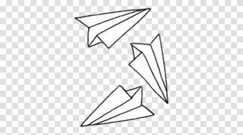 Paperairplane Paperairplanes Paper Plane Planes Triangle, Canopy Transparent Png