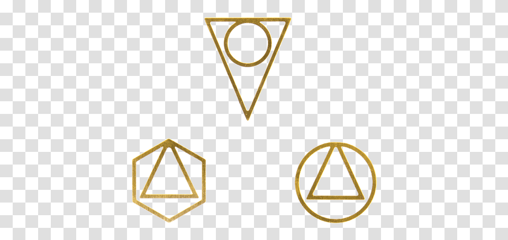 Paperclip, Triangle, Star Symbol, Earring Transparent Png