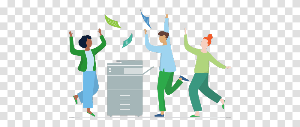 Papercut Mf People Printer, Person, Hand, Female, Crowd Transparent Png