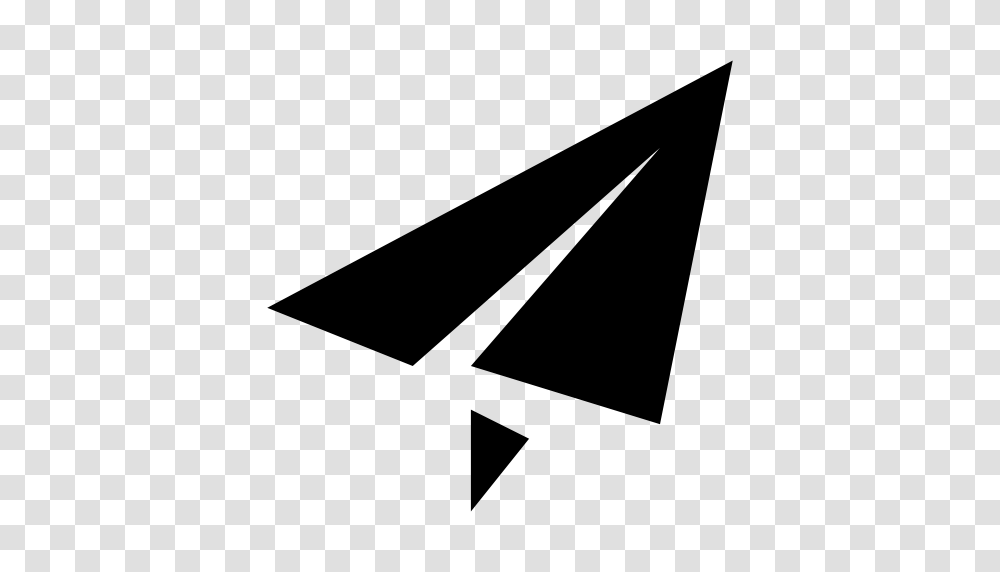 Paperplane A Paperplane Plane Icon With And Vector Format, Gray, World Of Warcraft Transparent Png