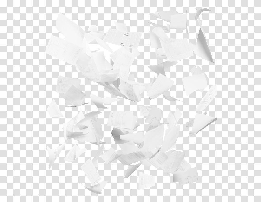 Papers Flying Everywhere Download Scattered Flying Paper, Confetti Transparent Png