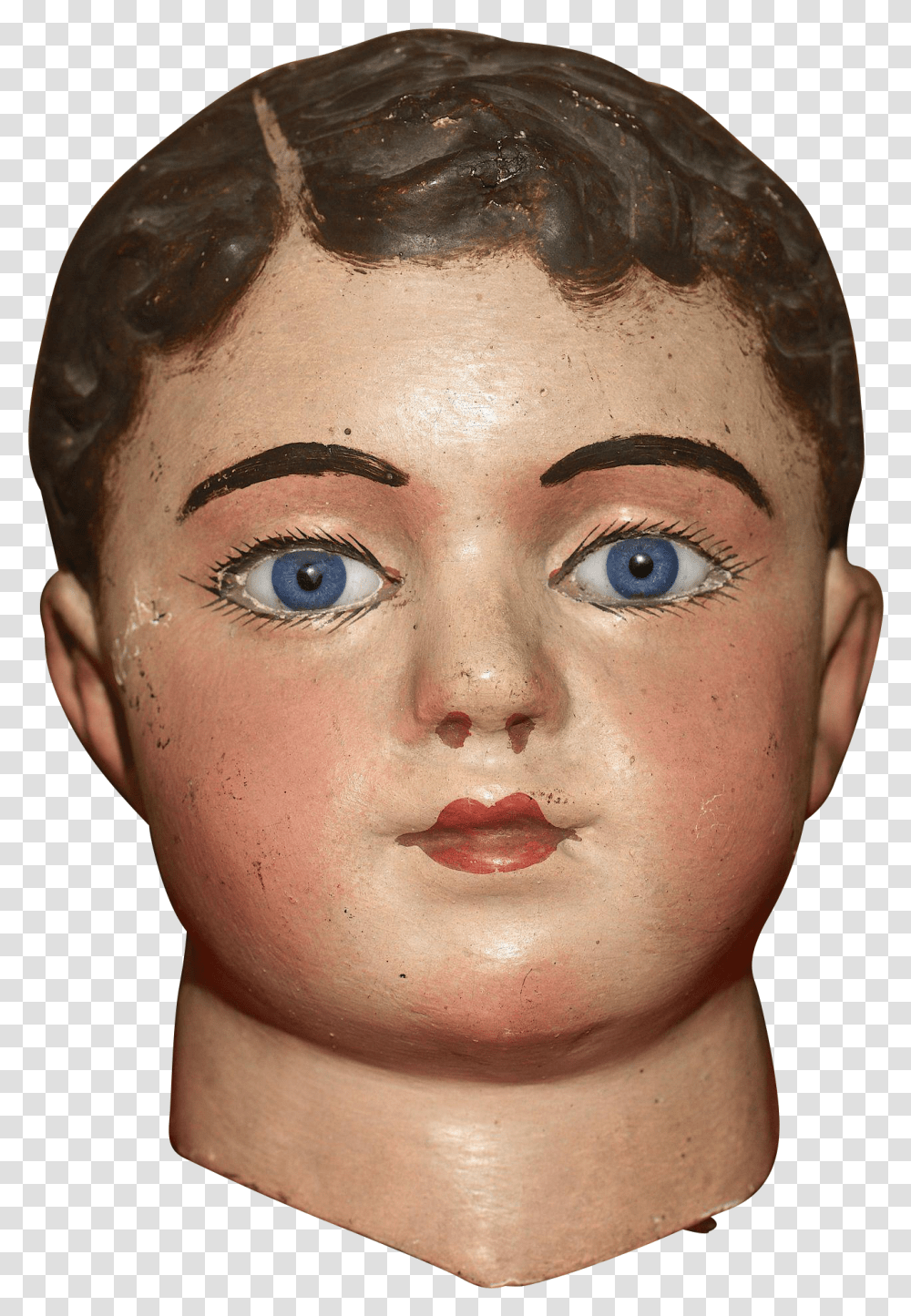Papier Mache Head Mannequin, Face, Person, Human, Skin Transparent Png