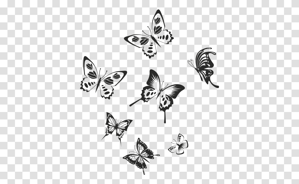 Papilio Machaon, Floral Design, Pattern Transparent Png