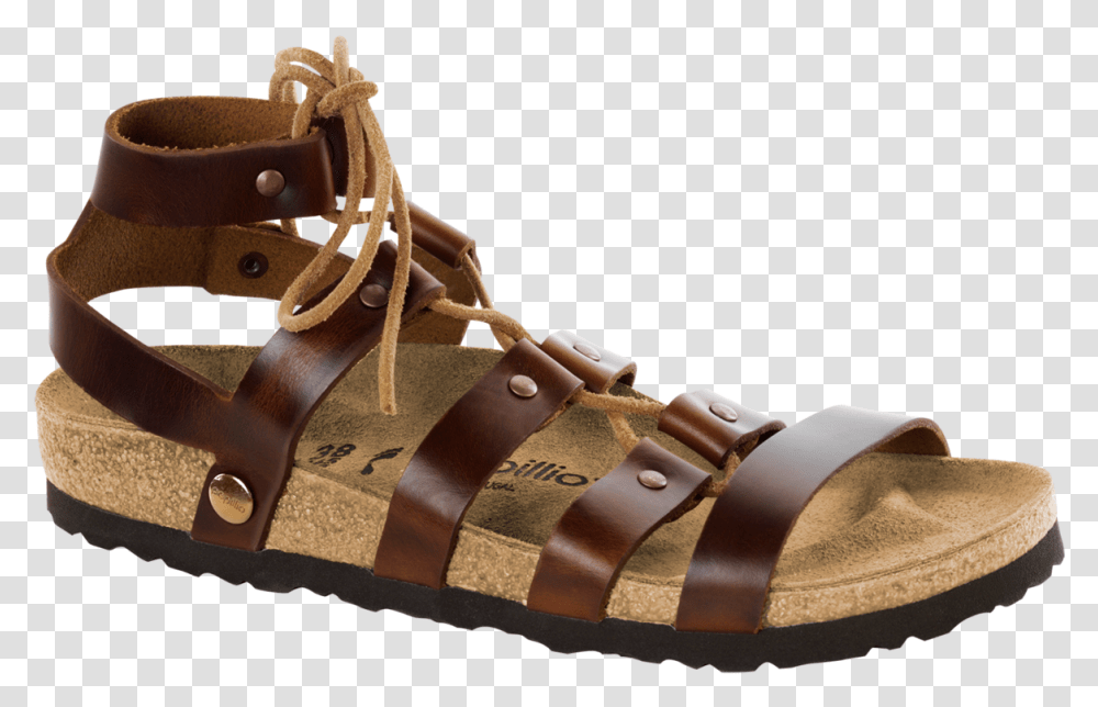 Papillio Cleo Cognac Leather By Birkenstock Fisherman Sandal, Apparel, Footwear, Shoe Transparent Png