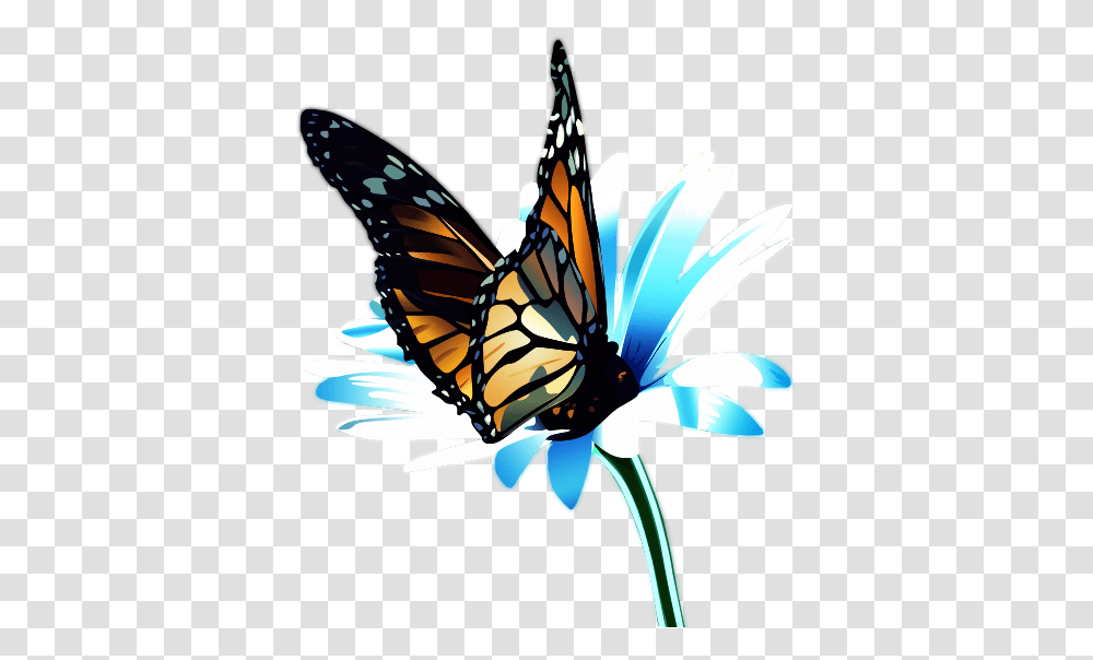 Papillon Render, Insect, Invertebrate, Animal, Monarch Transparent Png