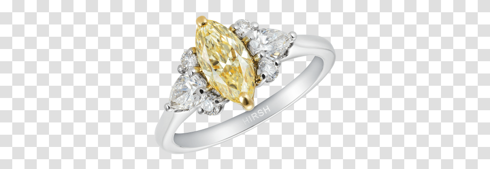 Papillon Yellow Diamond Ring Marquise Yellow Diamond Rings, Accessories, Accessory, Jewelry, Gemstone Transparent Png