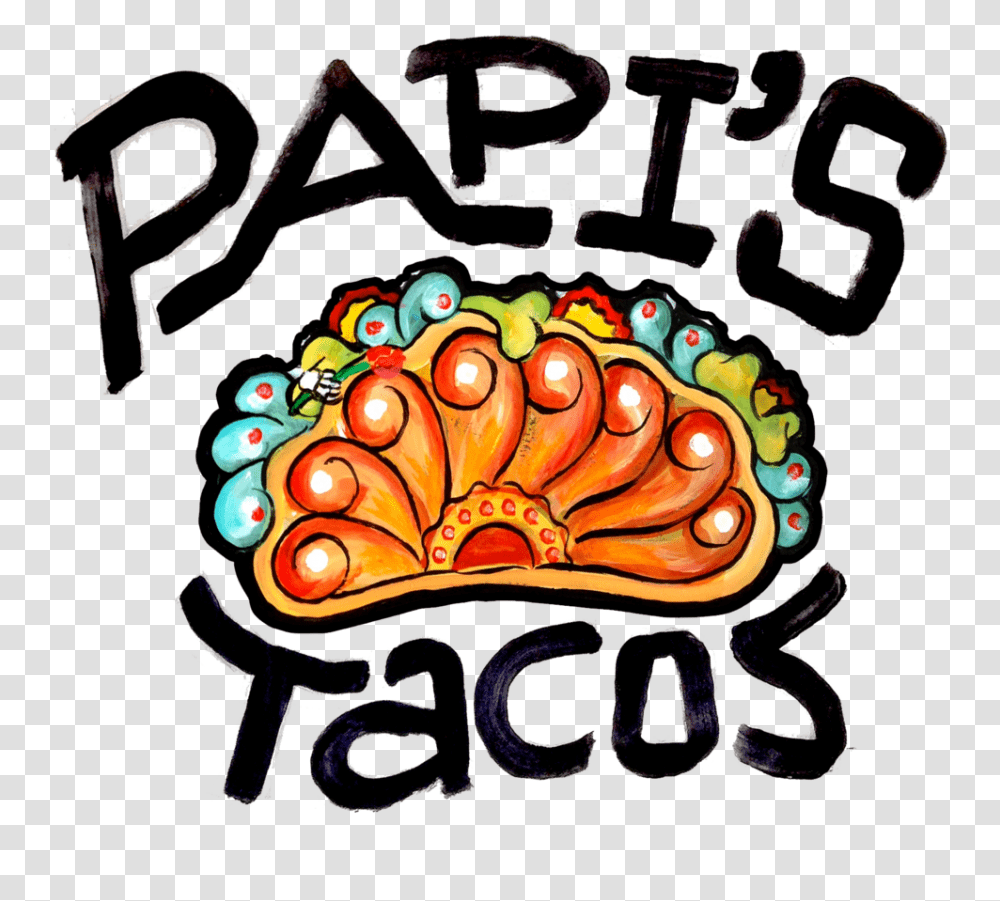 Papis Tacos, Label, Alphabet Transparent Png