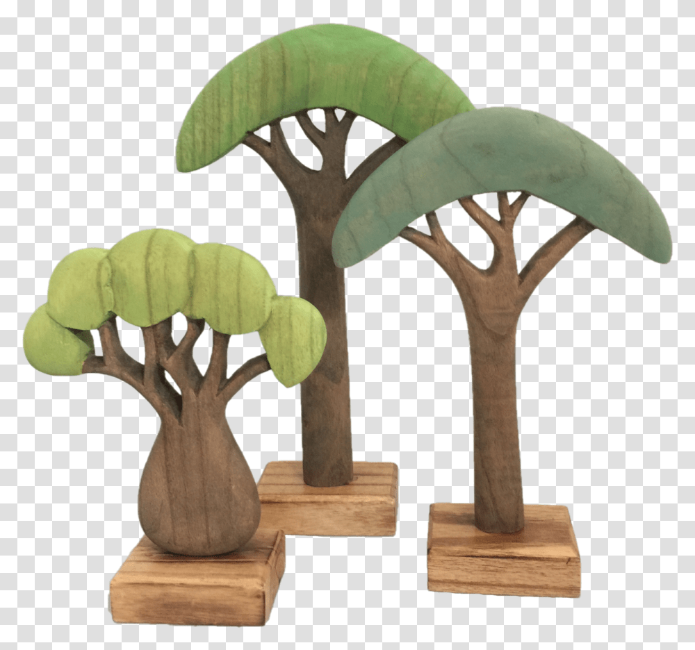 Papoose Toys Wooden African Trees Papoose African Trees, Cross, Symbol, Plant, Agaric Transparent Png