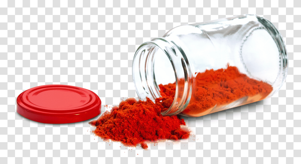 Paprika Powder Glass Containers Image, Food, Tape, Jar, Paint Container Transparent Png