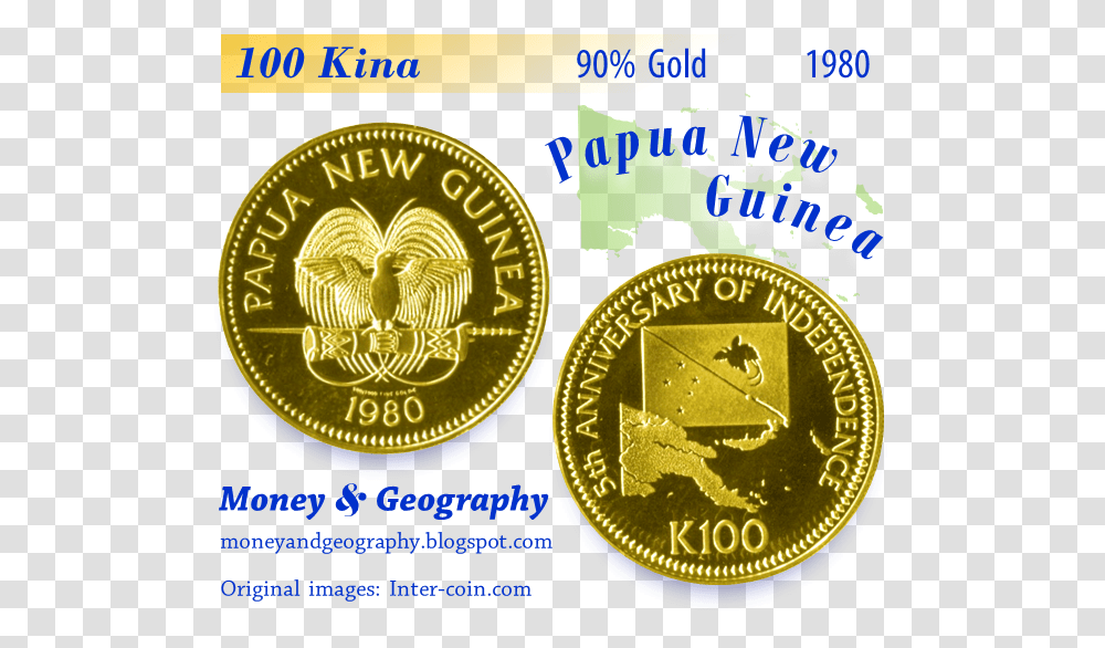 Papua New Guinea 100 Kina Gold Coin Coin, Money, Clock Tower, Architecture, Building Transparent Png