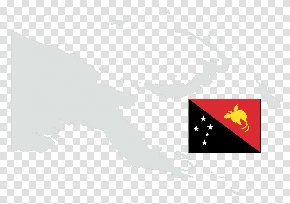 Papua New Guinea Papua New Guinea Flag, Map, Diagram, Plot, Animal Transparent Png