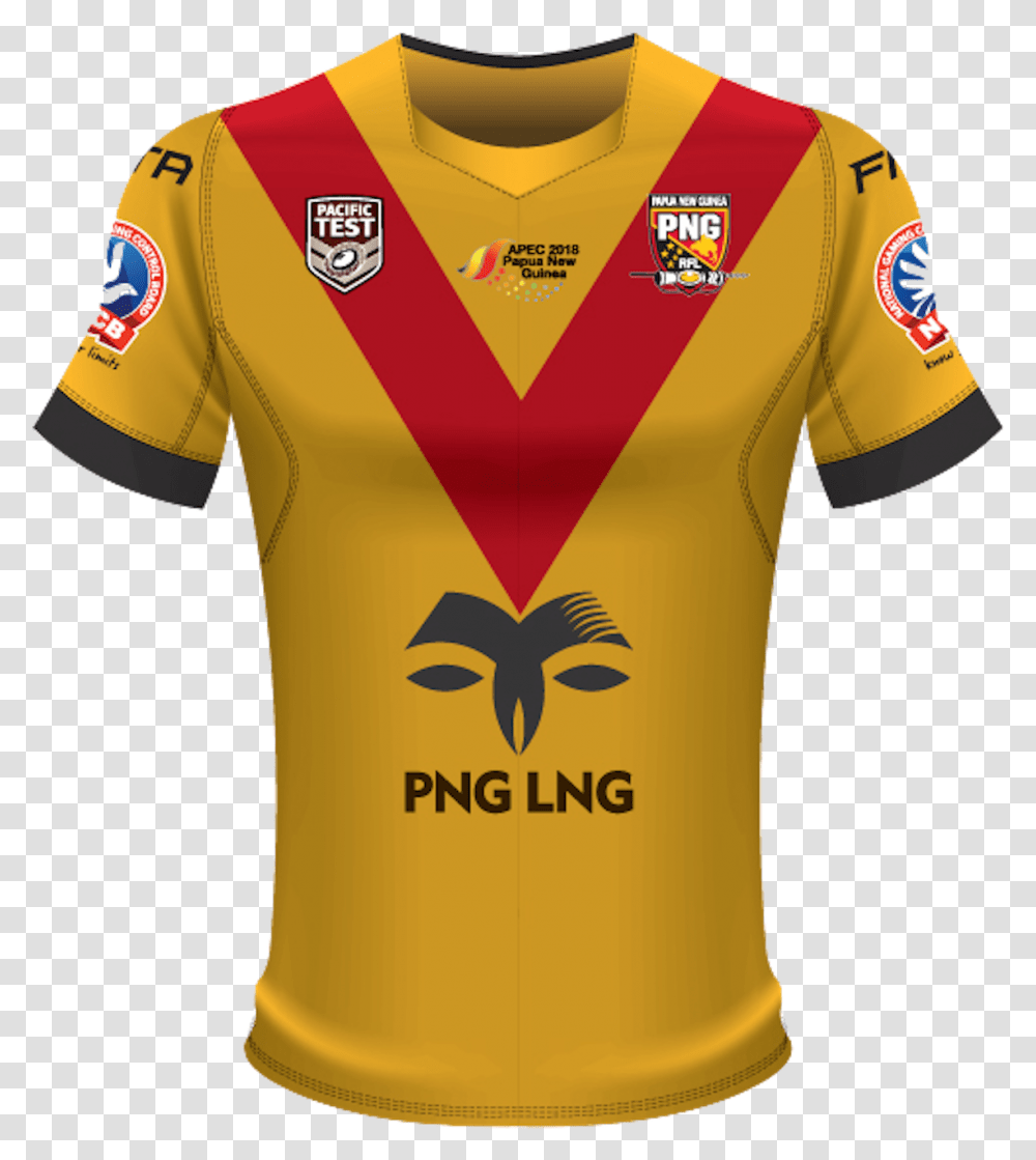 Papua New Guinea Rugby League Shirt, Apparel, Jersey, T-Shirt Transparent Png