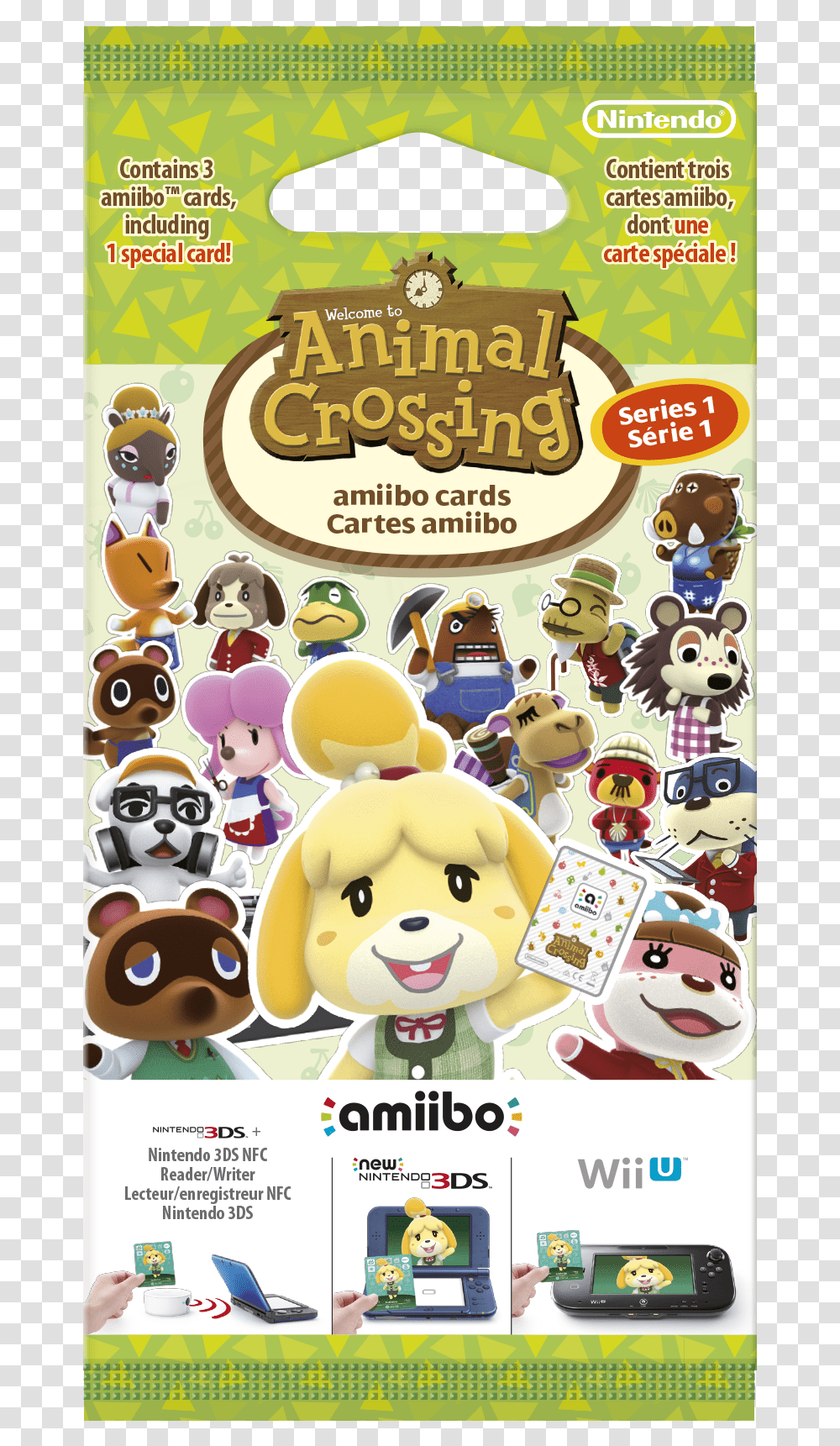 Paquet Carte Amiibo Animal Crossing, Label, Poster, Advertisement Transparent Png
