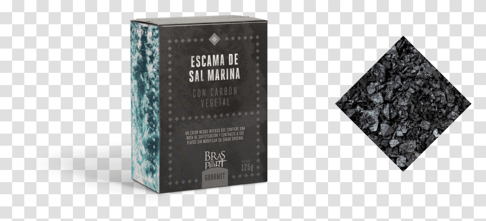 Paquete De Escama De Carbn De 125g Con Textura Book Cover, Bottle, Box Transparent Png