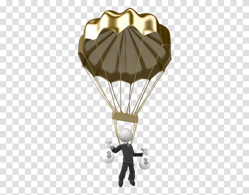 Parachute Animation Parachuting Clip Art Parachute Landing Animated Gif Clipart, Lamp, Hot Air Balloon, Aircraft, Vehicle Transparent Png