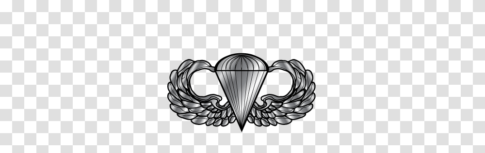 Parachute Clipart Airborne, Coffee Cup, Emblem, Stein Transparent Png