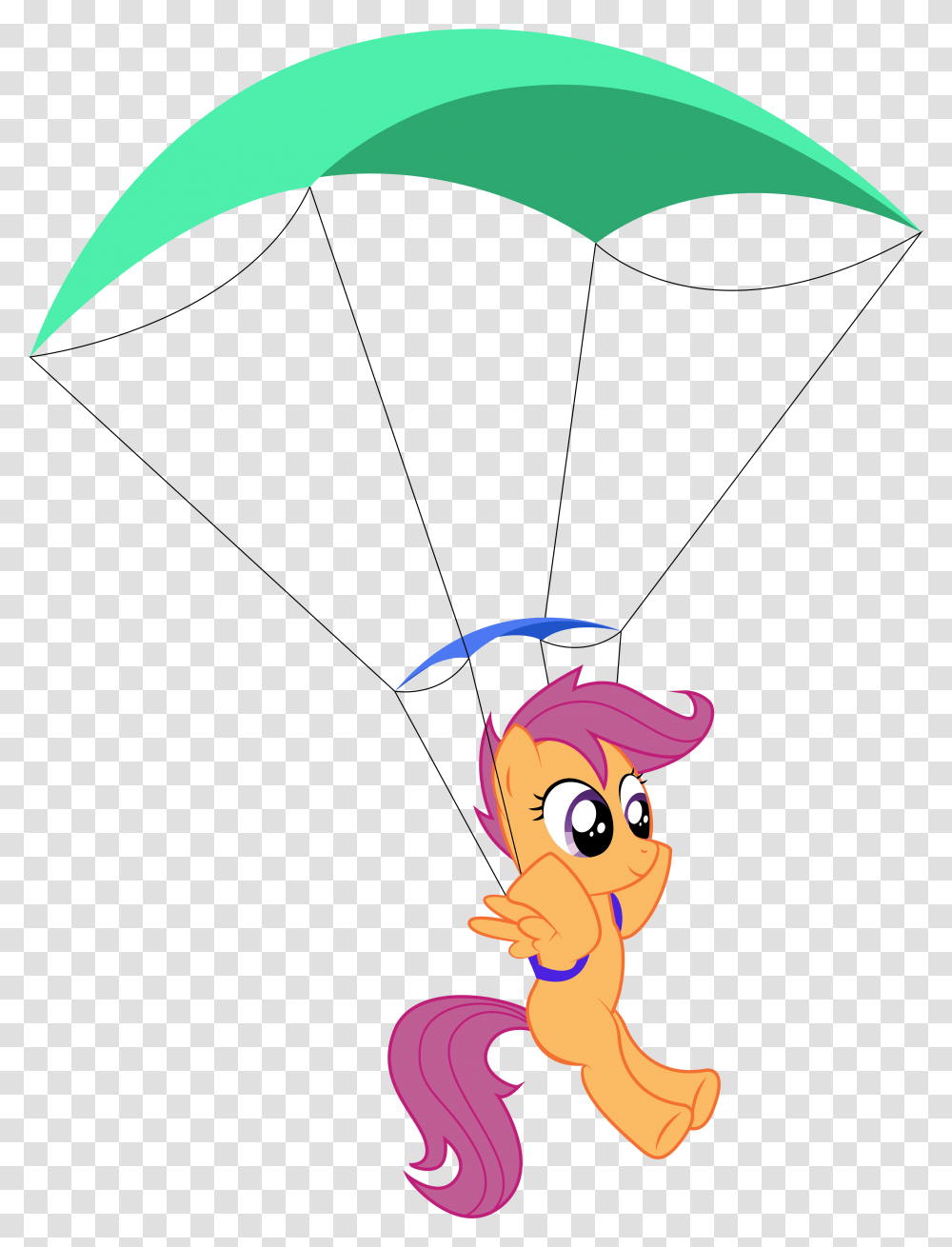 Parachute Clipart Parachute Guy My Little Pony Parachute Transparent Png