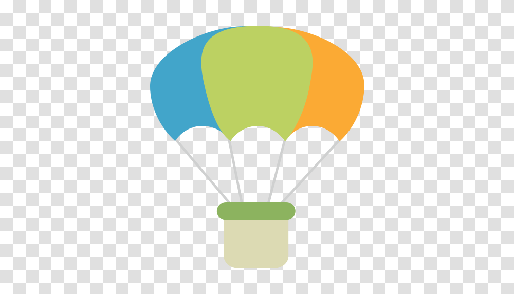 Parachute Icon Myiconfinder, Lamp, Hot Air Balloon, Aircraft, Vehicle Transparent Png
